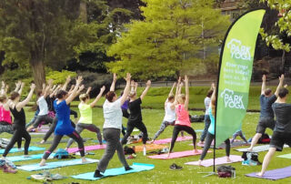 Park Yoga in Bournemouth Gardens